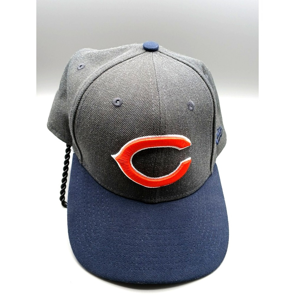 New Era Chicago Bears‎ NFL Hat Snapback New ERA 9fifty Gray Blue embroidered C